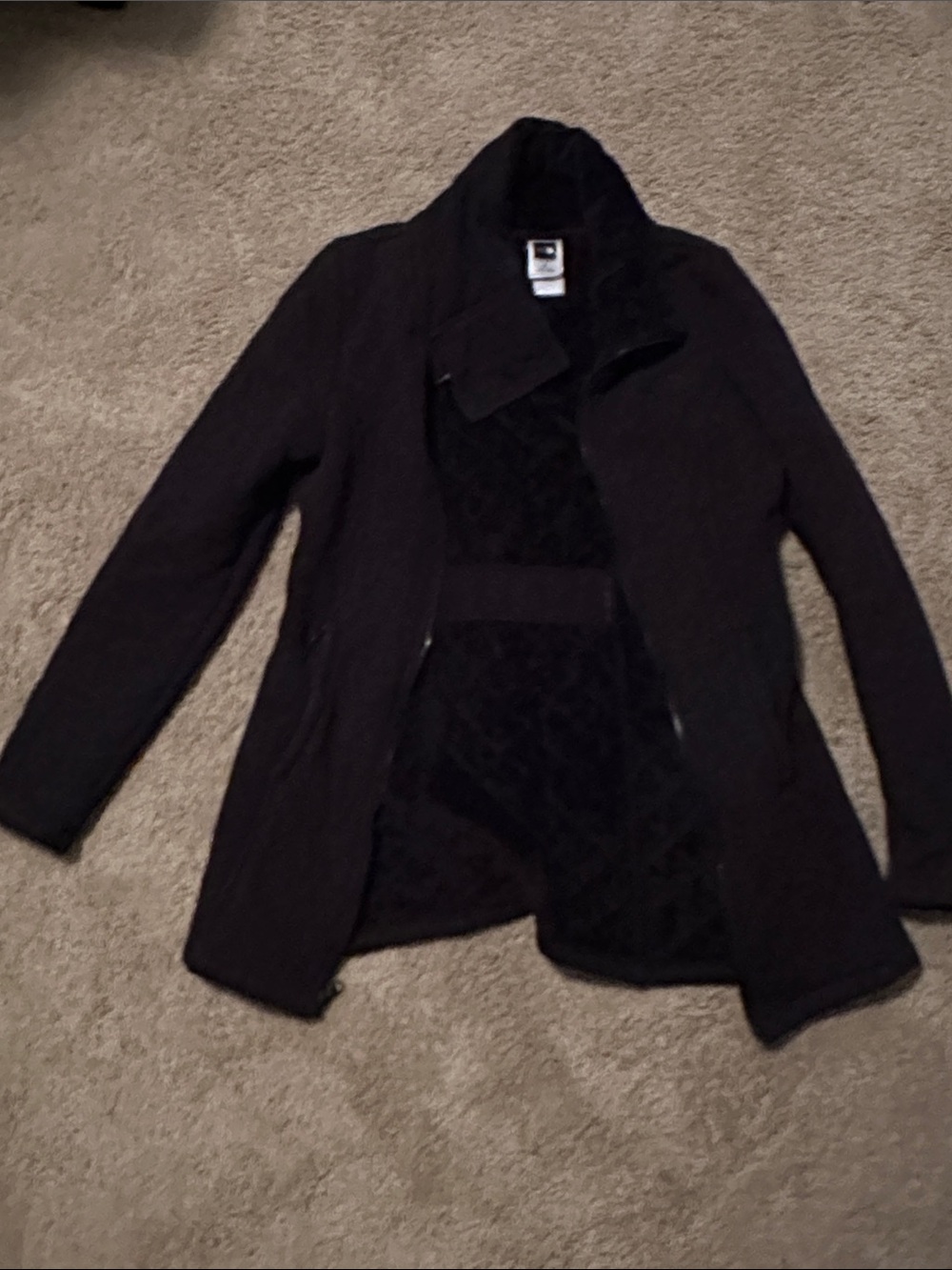 The North Face Black Quilted-Lined Trench Coat